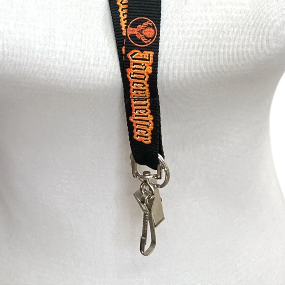 Jägermeister Badge Lanyard Black Orange One Size Fits Most